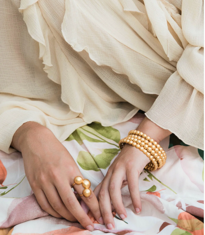 Bague Taj-Mahal ajustable argent