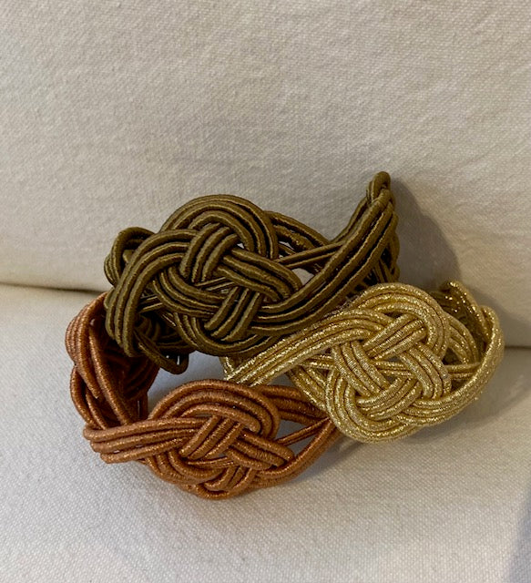Bracelets réglable en soie végétale