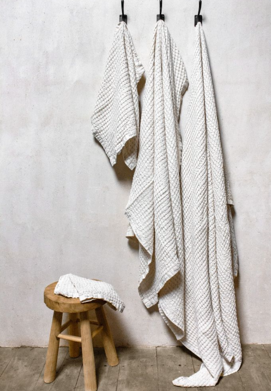 Serviettes en coton biologique en 130X180 cm