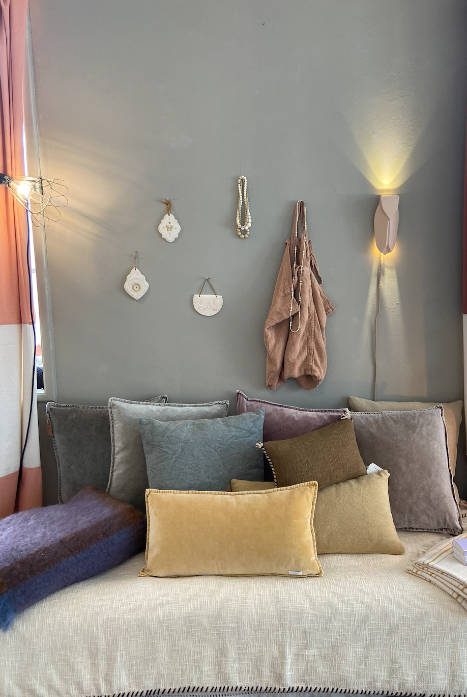 plaid sur banquette 