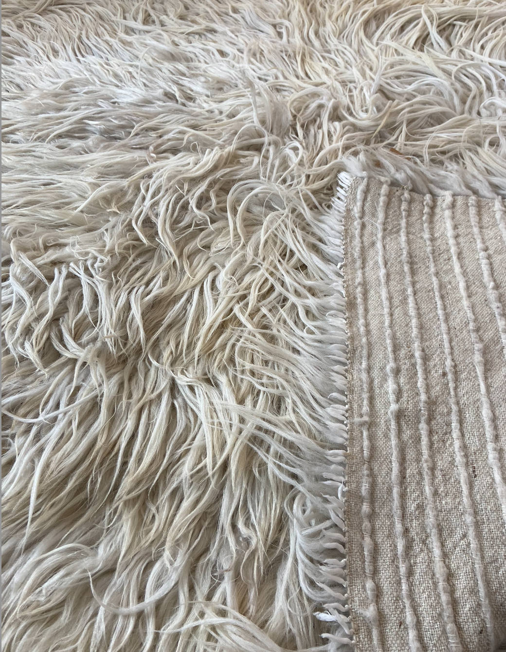 envers et endroit tapis rand format